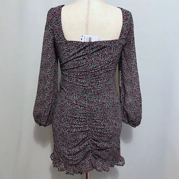 Floret Studios NWT Floral Mini Dress Women L - Picture 8 of 12